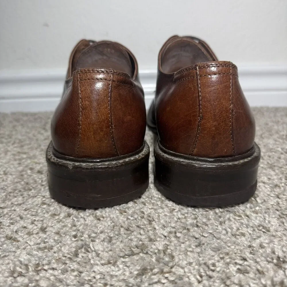 Bacco Bucci Men’s Brown Leather Dress Shoes Size 10.5